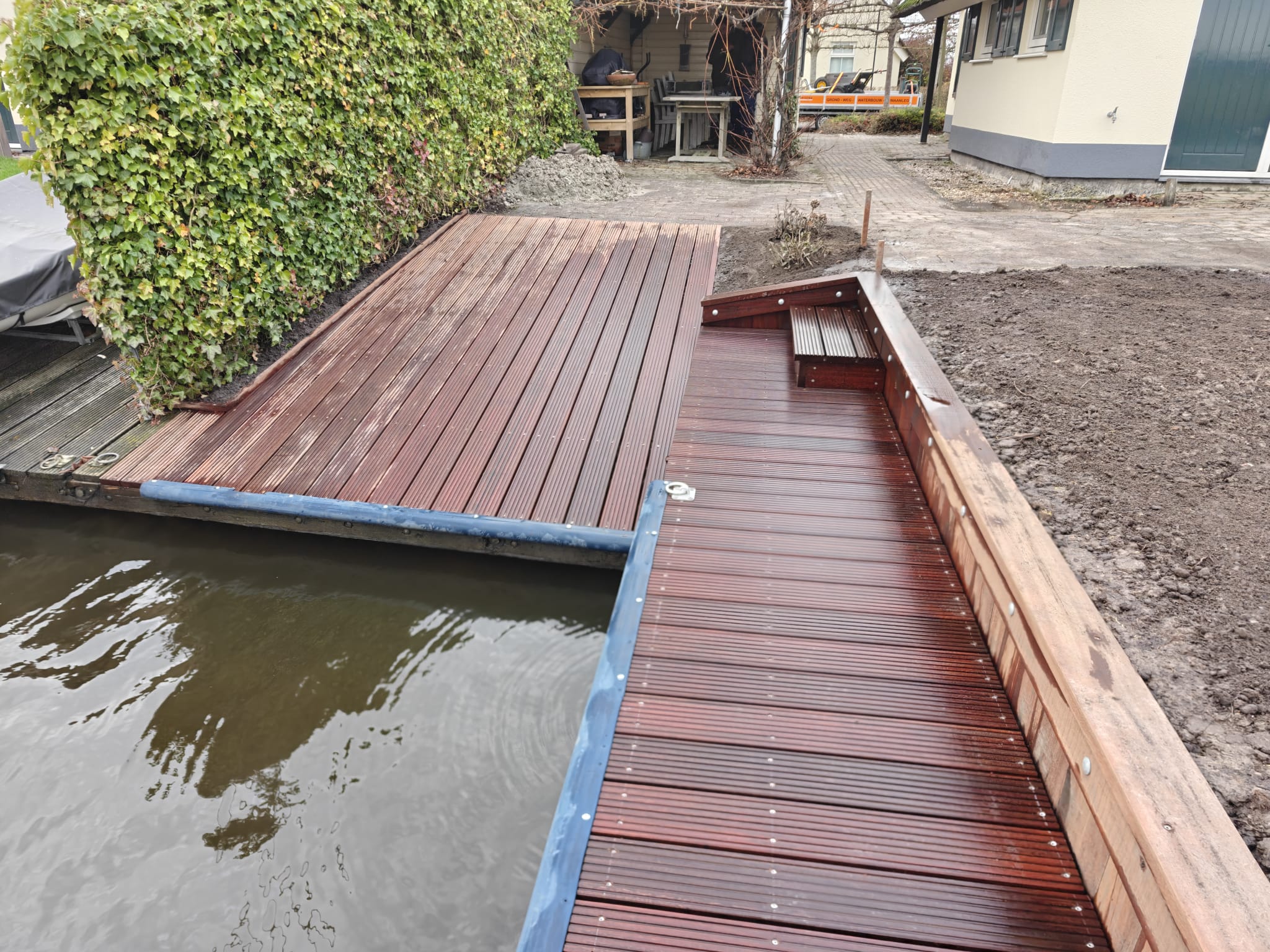 Vlonderterras aan het water — foto 12